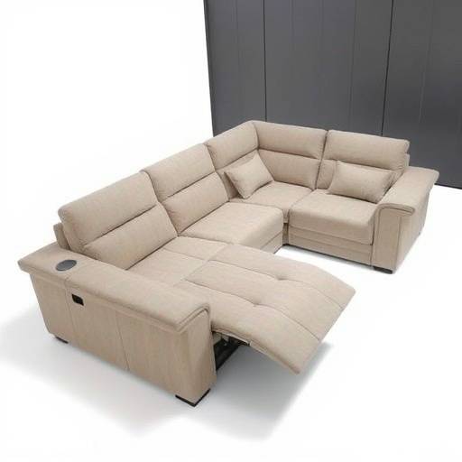 The Kipton Sectional, a large and luxurious sectional sofa with adjustable headrests.